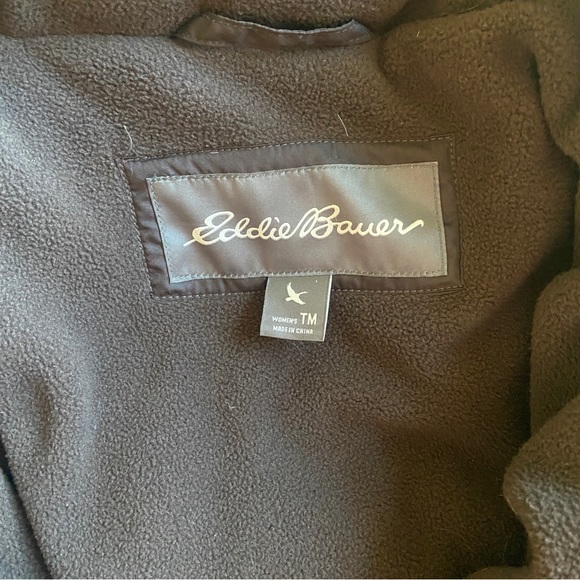 Eddie Bauer | Long Puffer Coat in Cocoa Size TM (Tall Medium) - Picture 2 of 16